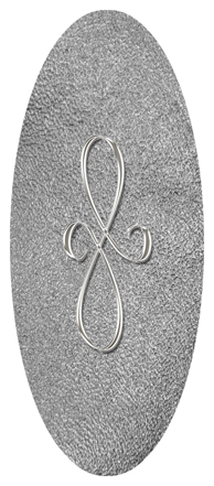 Silver Scroll Shimmer Silver